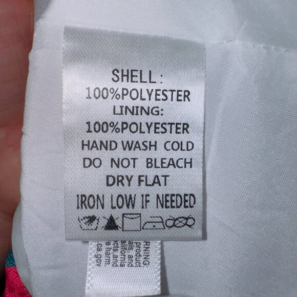 Fantastic Fawn Women's Size Medium Floral Print Puff Sleeve Mini Dress - Picture 7 of 8